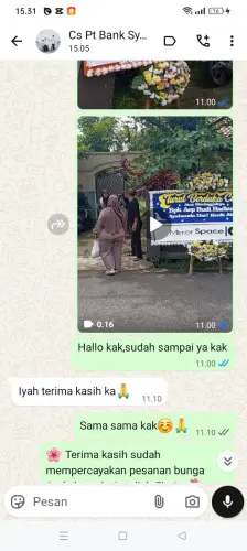 Testimonial Papan Bunga jepara